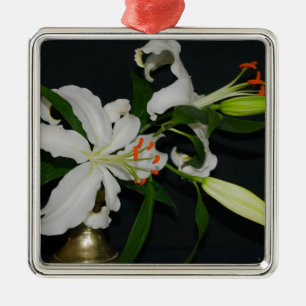 Irish Design-Brass and Flower Collection Metal Tree Decoration