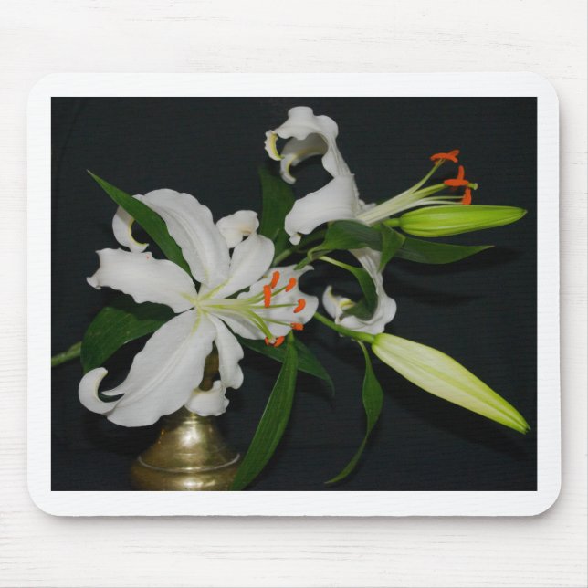 Irish Design-Brass and Flower Collection Mouse Mat (Front)