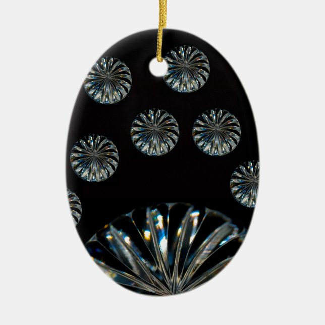 Irish Design-The Crystal Collection Ceramic Tree Decoration (Front)