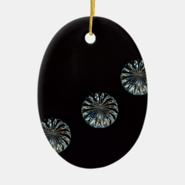 Irish Design-The Crystal Collection Ceramic Tree Decoration (Front)