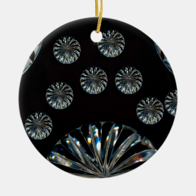 Irish Design-The Crystal Collection Ceramic Tree Decoration (Front)