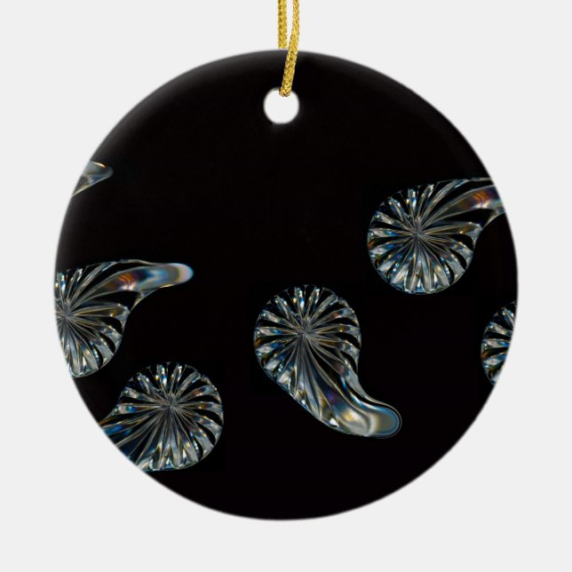 Irish Design-The Crystal Collection Ceramic Tree Decoration (Front)