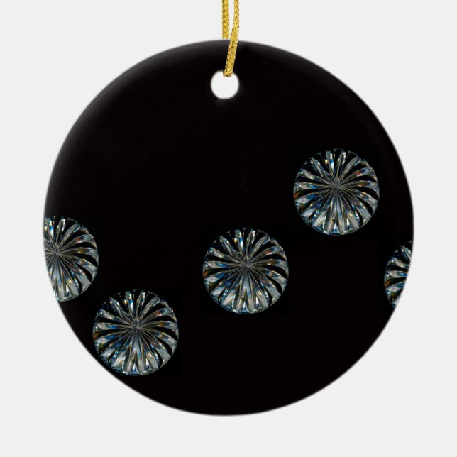 Irish Design-The Crystal Collection Ceramic Tree Decoration (Front)