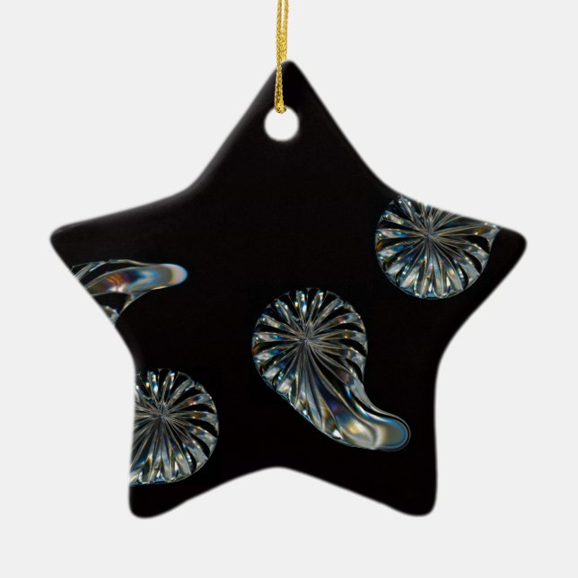 Irish Design-The Crystal Collection Ceramic Tree Decoration (Front)