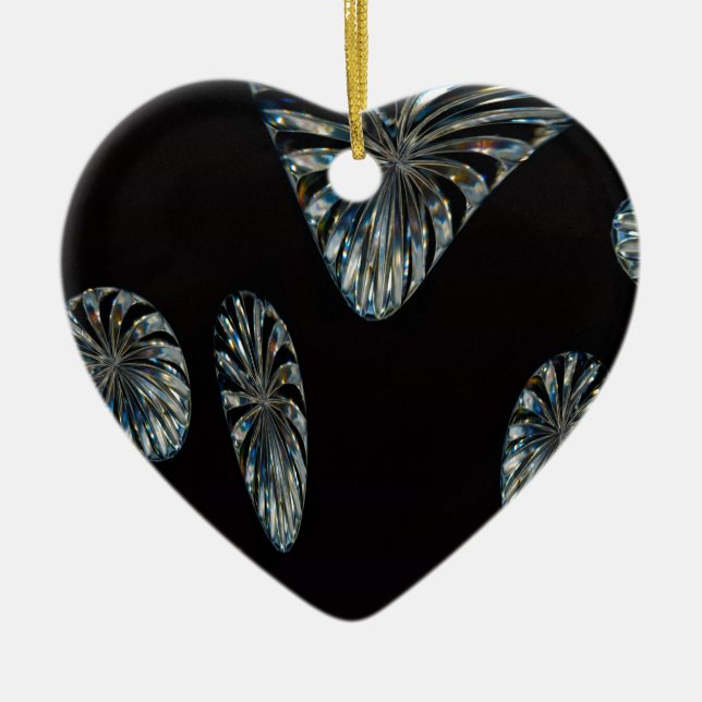 Irish Design -The Crystal Collection Ceramic Tree Decoration (Front)