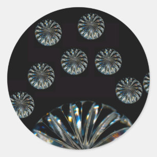 Irish Design-The Crystal Collection Classic Round Sticker