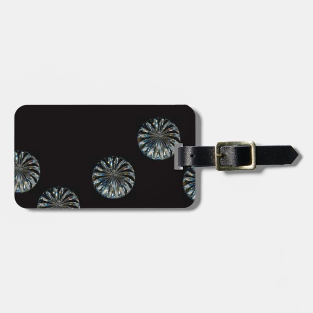 Irish Design-The Crystal Collection Luggage Tag (Front Horizontal)