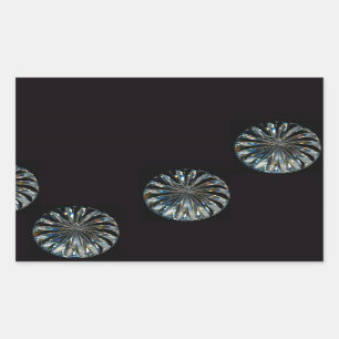 Irish Design-The Crystal Collection Rectangular Sticker