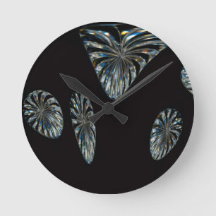 Irish Design -The Crystal Collection Round Clock