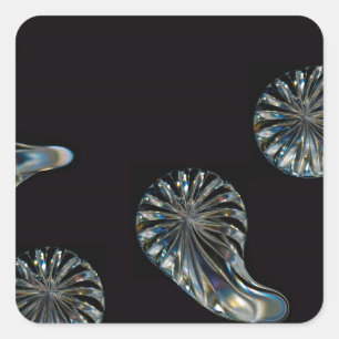 Irish Design-The Crystal Collection Square Sticker