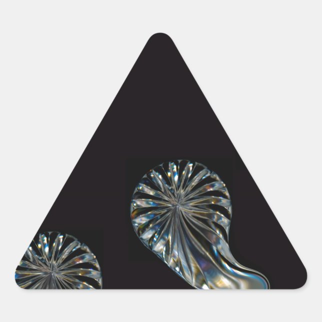 Irish Design-The Crystal Collection Triangle Sticker (Front)