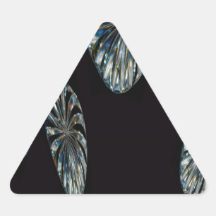Irish Design -The Crystal Collection Triangle Sticker