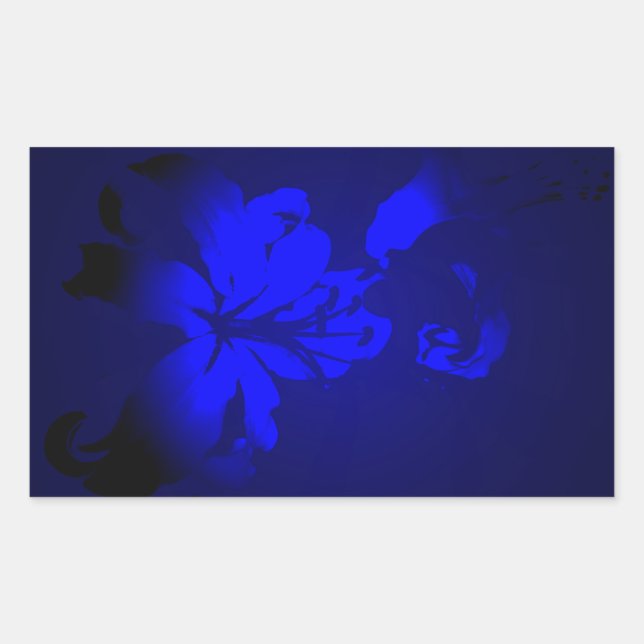 Irish Design-The Flower Collection Rectangular Sticker (Front)