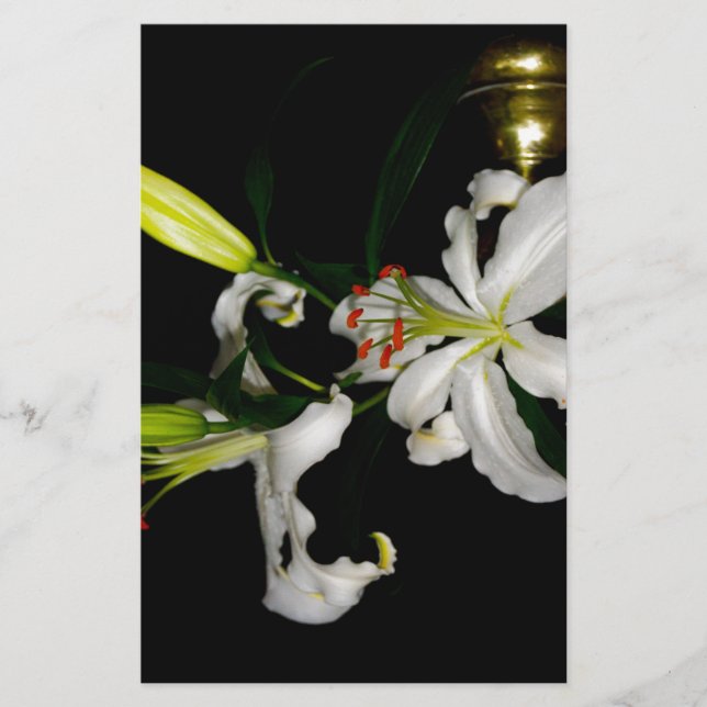 Irish Design-The Flower Collection Stationery (Front)