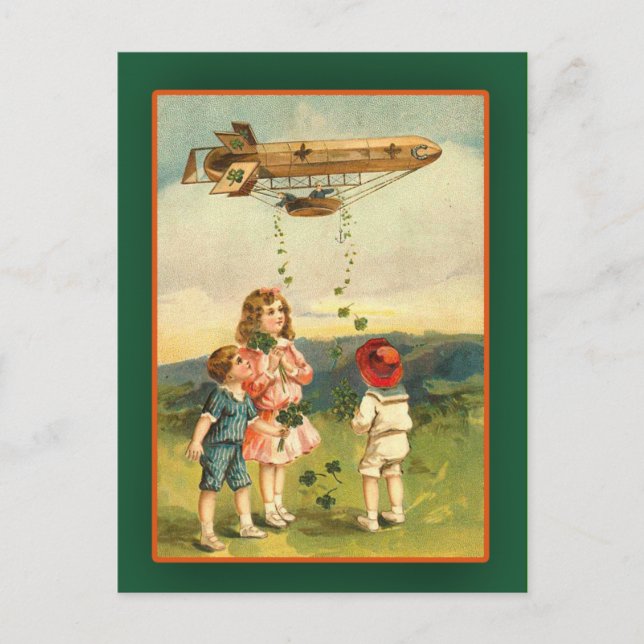 Irish Dirigible St. Patrick's Day Cards (Front)