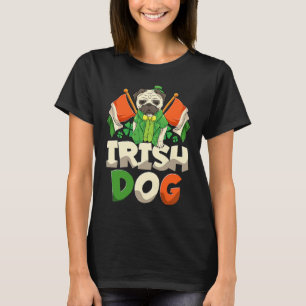 Irish Dog St Patricks Day Pug T-Shirt