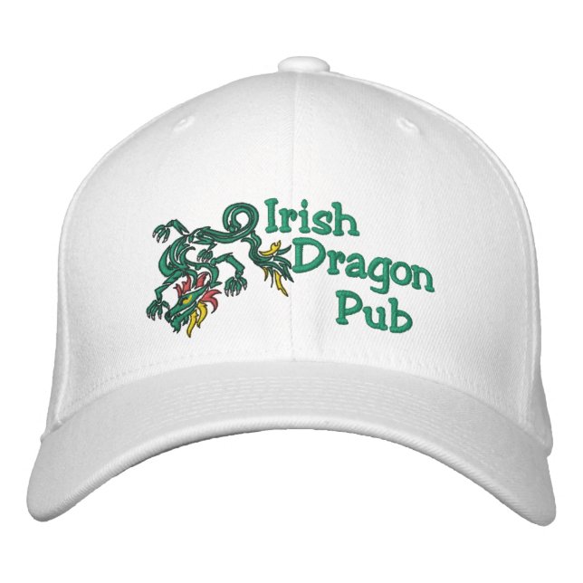 Irish Dragon Pub Embroidered Hat (Front)