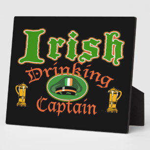 Irish Drinking Captain Plaques