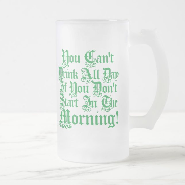 Irish Drinking Humour Beer Stein (Right)