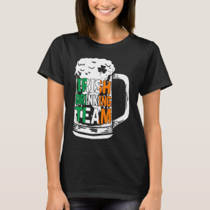 Irish Drinking Team Beer Ireland Flag Patrick's D T-Shirt