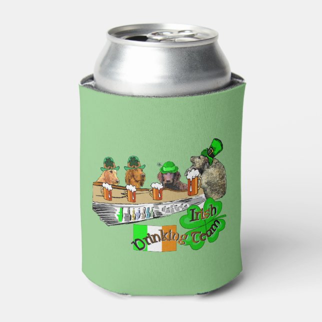 Irish Drinking Team Can Cooler (Can Front)
