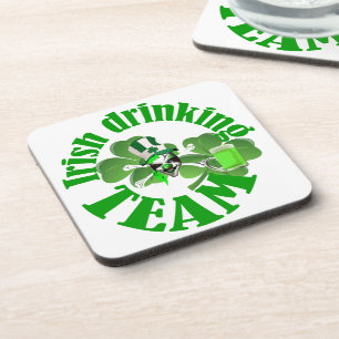 Irish drinking team coaster