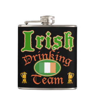 Irish Drinking Team Flask