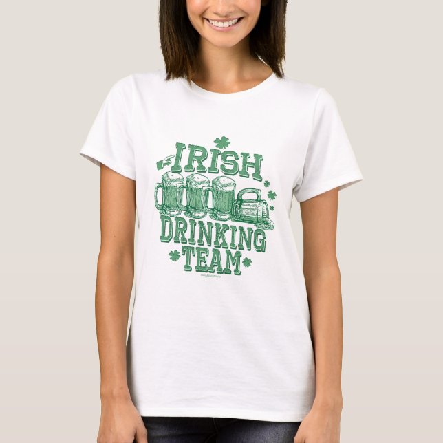 Irish Drinking Team Gear T-Shirt (Front)