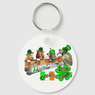 Irish Drinking Team Key Ring