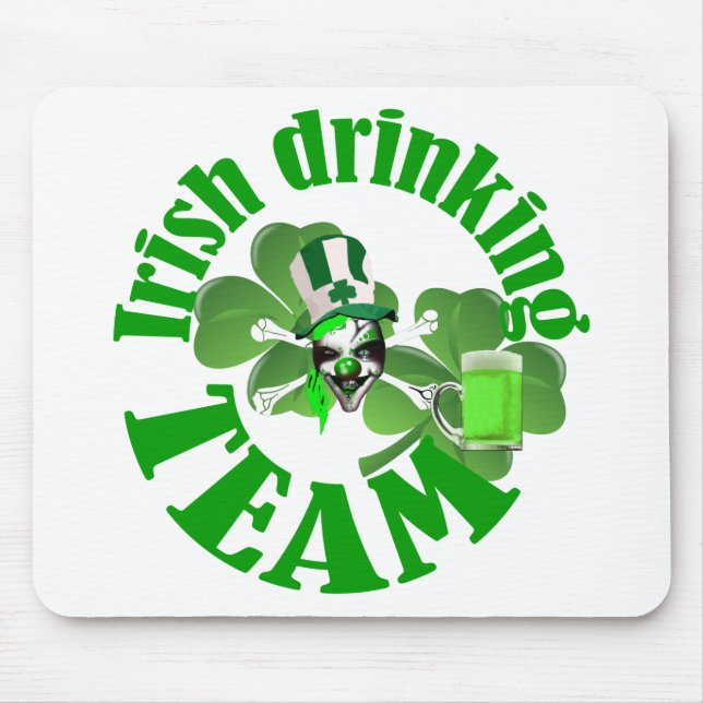 Irish drinking team mouse mat (Front)