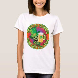 Irish Drinking Team Skull T-Shirt