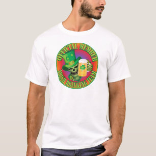 Irish Drinking Team Skull T-Shirt