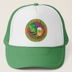 Irish Drinking Team Skull Trucker Hat