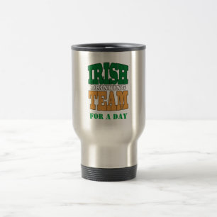 Irish Drinking Team St. Patricks Day Travel Mug
