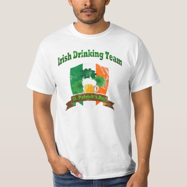 Irish Drinking Team T-Shirt (Front)