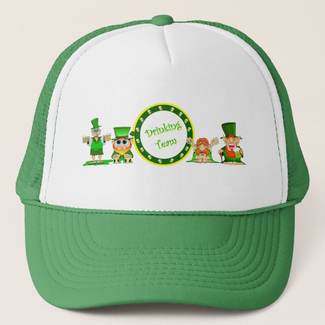 Irish Drinking Team Trucker Hat (Front)