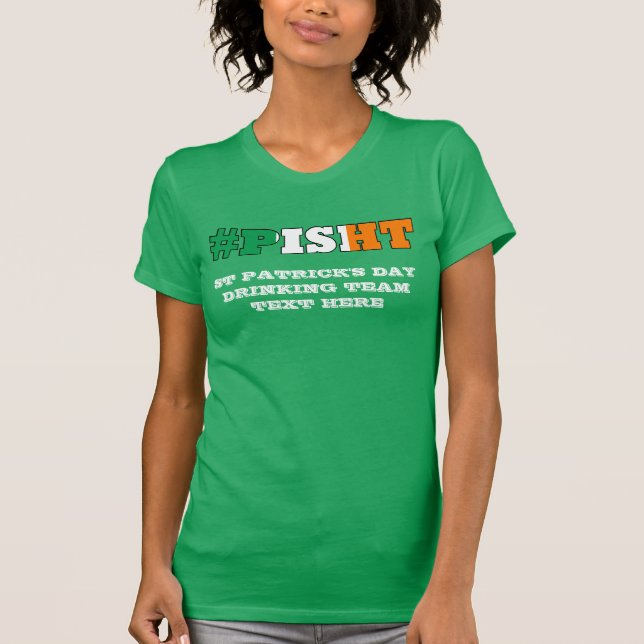 Irish drunk St Patricks day T-Shirt (Front)