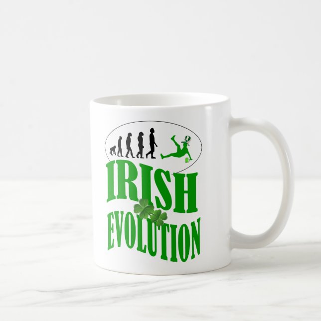 Irish evolution coffee mug (Right)