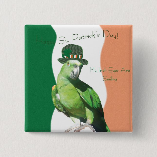 Irish Eyes Smiling Button (Front)