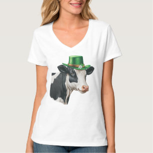 Irish Farmhouse   St Patrick's Day Cow T-Shirt