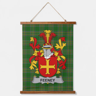 Irish Feeney or O_Feney Coat of Arms Family Crest Hanging Tapestry
