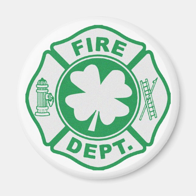 Irish Fire Dept Magnet (Front)