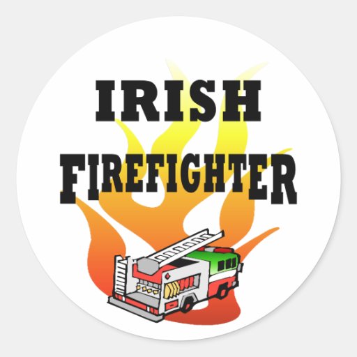 Irish Firefighter Stickers & Decals Zazzle