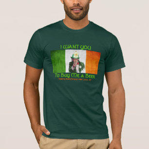 Irish Firefighter Uncle Sam T-Shirt