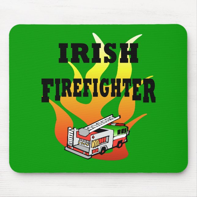 Irish Firemen Mouse Mat (Front)