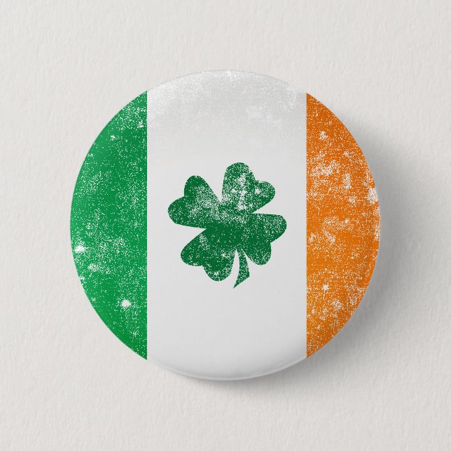 Irish Flag 6 Cm Round Badge (Front)