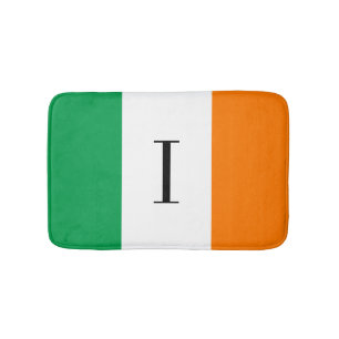 Irish flag bath mat Ireland bathroom rug