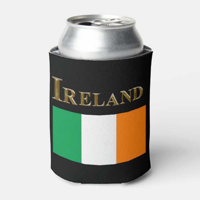 IRISH FLAG CAN COOLER (Can Front)