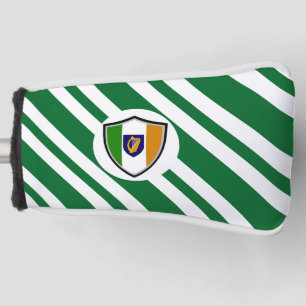 Irish flag-coat arms golf head cover