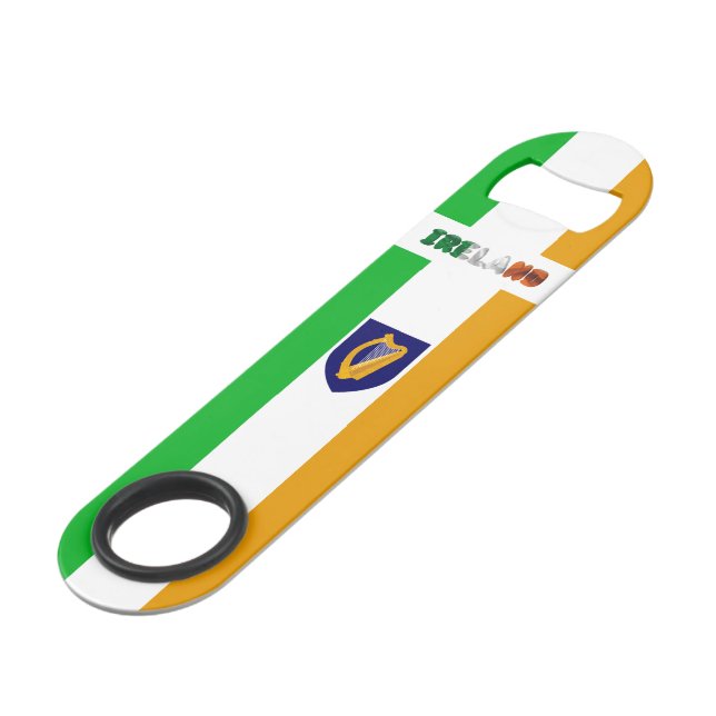 Irish flag-coat of arms (Front Angled)